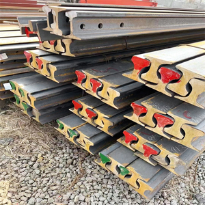 Cán nóng 43kg đường sắt nặng đường sắt thép nhà sản xuất với vật liệu u71mn nhà máy Trung Quốc bán hàng - Product Image 5