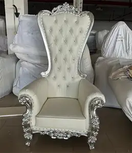 Foshan factory Throne wedding Sofa for Wedding Events the bride and the bridegroom chair