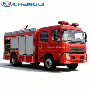 Camion de pompiers Clw 4X2 8cbm 7000L eau 1000L mousse pour interventions d'urgence - Product Image 4