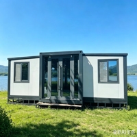 Casa Contenedor Multifuncional a Precio de Fábrica, Desmontable, con Puerta de Entrada Doble de Vidrio, Casa Contenedor Prefabricada