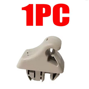 Winning Path Point <b>Car</b> Sun <b>Awning</b> Bracket Clips 40x44x33mm Nylon Gray Beige for Mitsubishi Montero Replacement Repair - Product Image 2