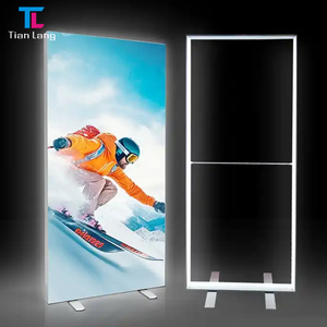 TIANLANG กล่องไฟ SEG กรอบแสดงสินค้าบูธอลูมิเนียมโปรไฟล์ Lightbox ผ้า SEG กล่องแสดงฉากหลัง - Product Image 3