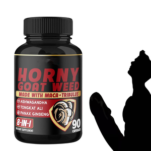 OEM/ODMサプライヤー 天然ハーブ男性用カプセル ゴートウィードカプセル マカ・アシュワガンダ配合 エネルギーとパフォーマンスをサポート - Product Image 1