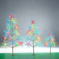 LED-Feuerwerk Weihnachtsbaum Riesige Landschaftsbeleuchtung für Außenbereich Hochzeits- & Heimdekoration mit Mehrfarbiger Beleuchtung