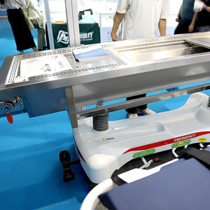 Stainless Steel Hydraulic Dissection <b>Table</b> Foot Operated Hospital Morgue Laboratory Multi Functional - Product Image 1