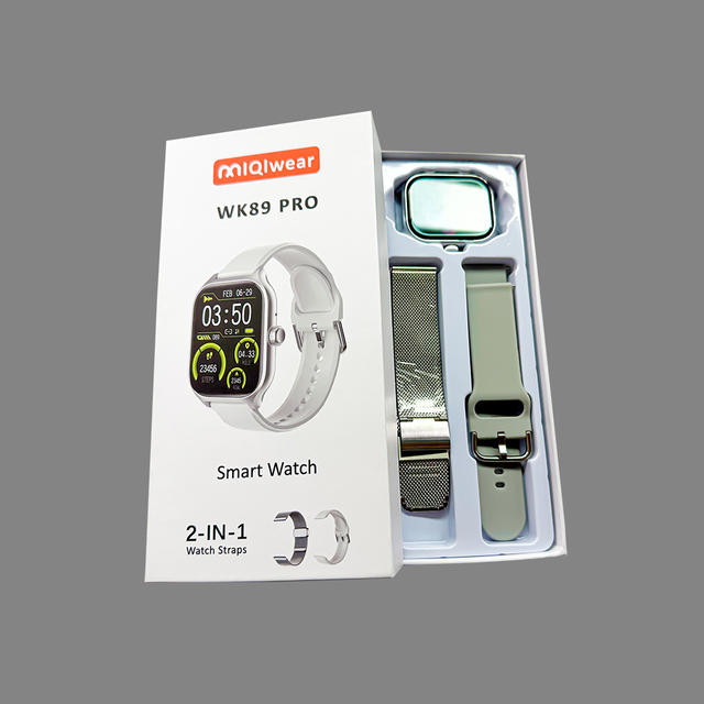 2025 WK89 Smart Watch PK 2.19-inch HD Display Full Touch Wireless Charging Smartwatch with Earphone M69 PRO MAX Set 2 in 1