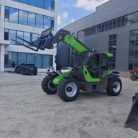 Chariot élévateur tout-terrain 4 tonnes, chariot élévateur 4x4, transpalette télescopique, transpalette télescopique à vendre