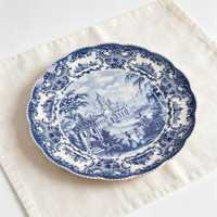 Service de table en porcelaine durable de style européen de luxe, vaisselle en céramique de luxe incluant des cuillères pour mariages, événements à domicile et hôtels
