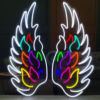 Enseigne au néon en verre citrouille d'Halloween conçue sur mesure Lettre publicitaire LED en acrylique pour décorations d'Halloween