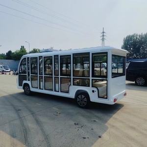 Alta calidad nueva energía Solar 72V 7.5Kw 14 plazas Mini autobús turístico vehículo eléctrico Golf 23 pasajeros área escénica carro - Product Image 6
