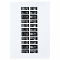 Autocollant adhésif personnalisé, étiquette graphique, autocollant en polyester, surface mate, sérigraphie, autocollant pour panneau de commande d'instrument