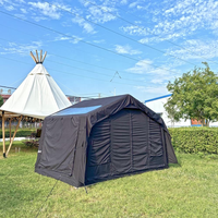 12 ㎡   Tente Gonflable en Coton Oxford, Fournisseur Direct d'Usine, Tente de Glamping Extérieure Portable et Imperméable pour le Camping en Famille