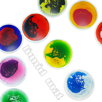 Tapis de sol en vinyle liquide pour enfants, jeu éducatif, maison de jeux sensorielle, chambre d'enfant, caoutchouc, plastique, tapis de sol liquide