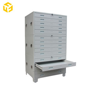 Carte bon marché Classeur Architectural Données Carte Cabinet Site Information Stockage Base en acier Carte Tiroir Cabinet - Product Image 4