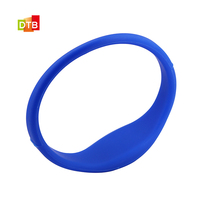 Bracelet NFC de paiement DTB-SW18, bracelet intelligent réutilisable pour billets, bracelet en silicone RFID UHF