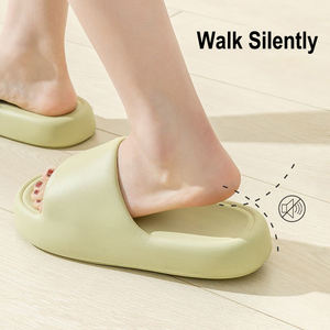 Vente en gros Pantoufles personnalisées Pantoufles d'intérieur antidérapantes unisexes Pantoufles à semelle épaisse LOGO imprimé Pantoufles de maison avec oreiller Pantoufles pour femmes - Product Image 4