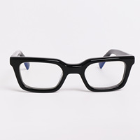 MS 2507F Lunettes de vue carrées classiques rétro en acétate épais anti-lumière bleue pour adultes unisexes transparentes 2026