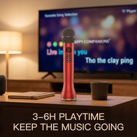 Microphone sans fil OEM 9W L-598 avec moniteur/écran, microfono inalambrico profesional, système de haut-parleurs pour karaoké, spiker