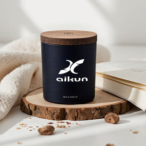 Bougie parfumée artisanale de luxe AIKUN en cire de soja naturelle, respectueuse de l'environnement, aux huiles essentielles pour le yoga, la méditation, les fêtes et la maison - Product Image 2