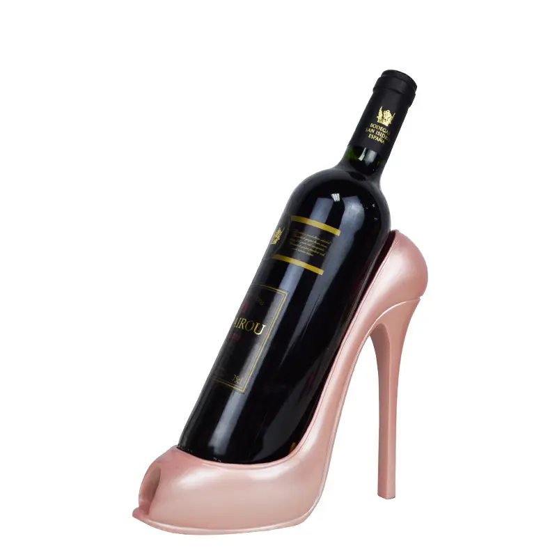 Grosir Pemegang Botol Anggur Resin Berbentuk Hak Tinggi Seksi