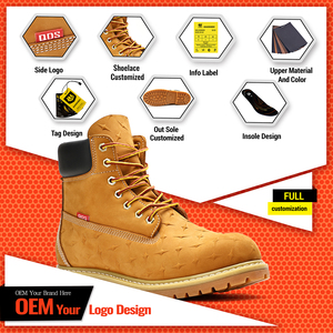 Bottes de sécurité pour hommes de haute qualité, imperméables, antidérapantes, anti-perforation, chaussures de travail de construction, fabricants de bottes de sécurité pour travaux au sol - Product Image 6