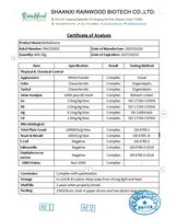 Capsules de Nattokinase Rainwood, complément enzymatique de haute pureté pour la santé cardiaque, OEM/ODM disponible