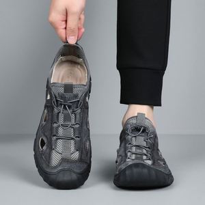 Zapatillas Deportivas de Gamuza con Cordones, Transpirables, Punta Redonda, Suela de Goma, Entresuela de EVA, para Todas las Temporadas, Color Sólido, Zapatos para Hombre - Product Image 3