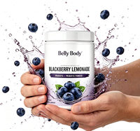 Teh Detoks Pelangsing Campuran Herbal Lemonade Blueberry