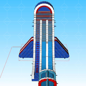 Château gonflable de glissière sèche de PVC pour des enfants pour des jeux de saut d'intérieur et extérieurs de toboggan et de videur - Product Image 2