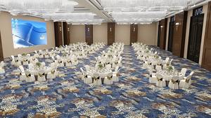 سجاد فاخر من الحائط إلى الحائط بنقشة صينية، سجاد نايلون 100% سهل التنظيف، سجاد تجاري لقاعات الحفلات - Product Image 5