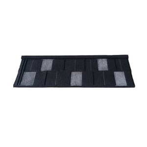 Matériau de construction Villa <span class=keywords><strong>Metro</strong></span> 0.4mm Tuile de toiture en acier revêtue de pierre colorée en tôle - Product Image 3