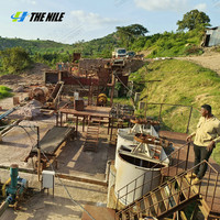 Plan de traitement de l'or ISO CE Usine de traitement de l'or de 5 tonnes Ensemble complet de pierres et d'or