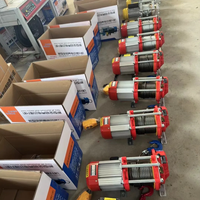 Palans électriques à câble de 0,5T à 1 tonne, à tambour en acier, télécommandés, à commande au sol, IP55, 220V, 240V, 380V, équipement de levage agricole