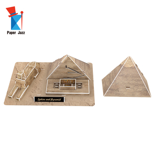 Modèle de <span class=keywords><strong>pyramide</strong></span> en papier 3D, puzzle, jouet cadeau, acceptation des commandes OEM, ODM et DIY - Product Image 4