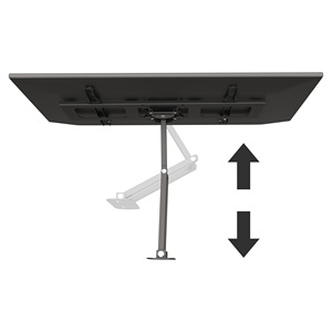 Supporto <span class=keywords><strong>TV</strong></span> a Parete V-mount in Acciaio, Completamente Articolato, Regolabile Manualmente, Girevole, Compatibile con Schermi <span class=keywords><strong>TV</strong></span> da 32-70 Pollici, Capacità di Carico 35kg/77lbs - Product Image 4