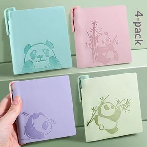 สมุดโน้ตขนาดเล็กพกพาสะดวกน่ารักเรียบง่าย 80 แผ่น บรรจุภัณฑ์ของขวัญ สีสันสวยงาม - Product Image 2