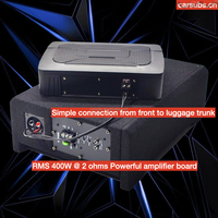 Boîtier de subwoofer Android pour voiture de 10 pouces et subwoofer passif fin pour voiture de 6*9 pouces, RMS 400W, crête 800W, subwoofer actif pour voiture de 10 pouces