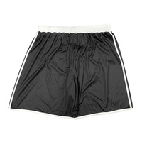 Shorts de football rétro classiques personnalisés, impression sérigraphique de logos, tissu léger, côtelé, respirant, shorts de sport pour hommes