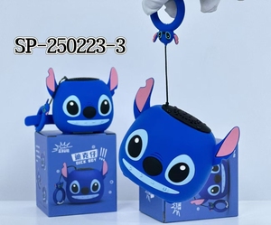 Tk491 búp bê màu xanh trẻ em hoạt hình BT loa dễ thương Mini Plug-in thẻ ngoài trời không thấm nước Máy nghe nhạc Loa di động - Product Image 3