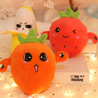 Wholesale Banana Fruit-Sensing Beat Piano Creative Unique Music Parent-Child Interactive Doll Plush PP Cotton