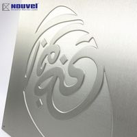 Panneau de revêtement mural en relief de haute qualité 3D Board Home Art Décoration Plaque d'estampage en acier inoxydable