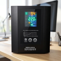 Stabilisateur de tension automatique SMB90 5000VA 5KVA AVR intelligent avec protection contre les surtensions et les sous-tensions et affichage LED