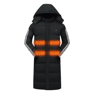 2023 Professional Outdoor Warm Expedition Long Down Parka Winter Heated Goose Down Jacket