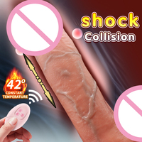 Odeco Dildos Realistas de Silicona para Adultos, Masturbador Masculino Enorme y Suave, Juguete Sexual con Forma de Vagina y Pene para Mujeres