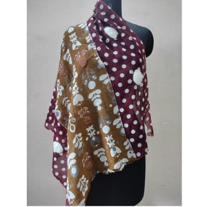 Châle 100% Laine Mérinos Imprimé à la Main avec Broderie, Long, Coupe-Vent, Tendance, Doux, Confortable et Chaud pour l'Hiver - Product Image 6