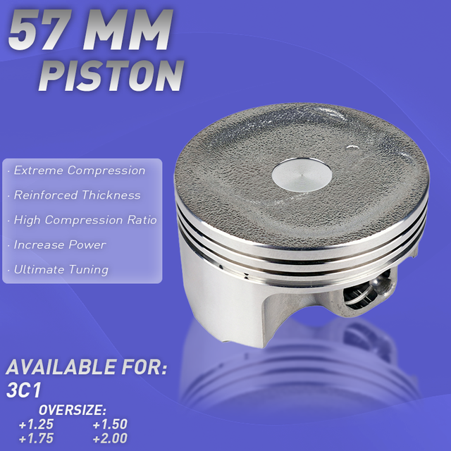 New Condition VIX10N Motorcycles Racing Piston Rings Set Essential Part for Yamaha LC150 YZF R15 V2 Vixion