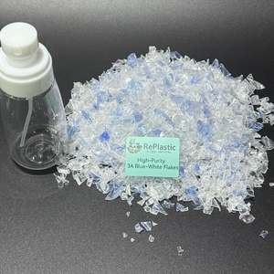 Yüksek Kaliteli 3A Mavi-Beyaz Sınıf <span class=keywords><strong>PET</strong></span> Pulları Geri Dönüşüm ve Üretim Uygulamaları İçin - Product Image 2