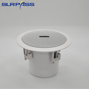 CET52 PA System Haut-parleur de plafond HiFi Stereo Sound Bass 8Ohm Blanc dans les haut-parleurs muraux à vendre - Product Image 3