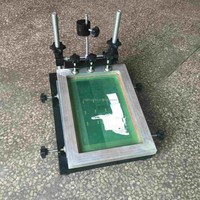 Mesa de Serigrafía Manual Pequeña y Impresora de Productos Planos, Máquina de Serigrafía en Miniatura