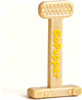 Jouet à mâcher pour chien en nylon avec logo personnalisé, saveur beurre de cacahuète, pour l'hygiène dentaire, durable, pour petits chiens (taille S/L)